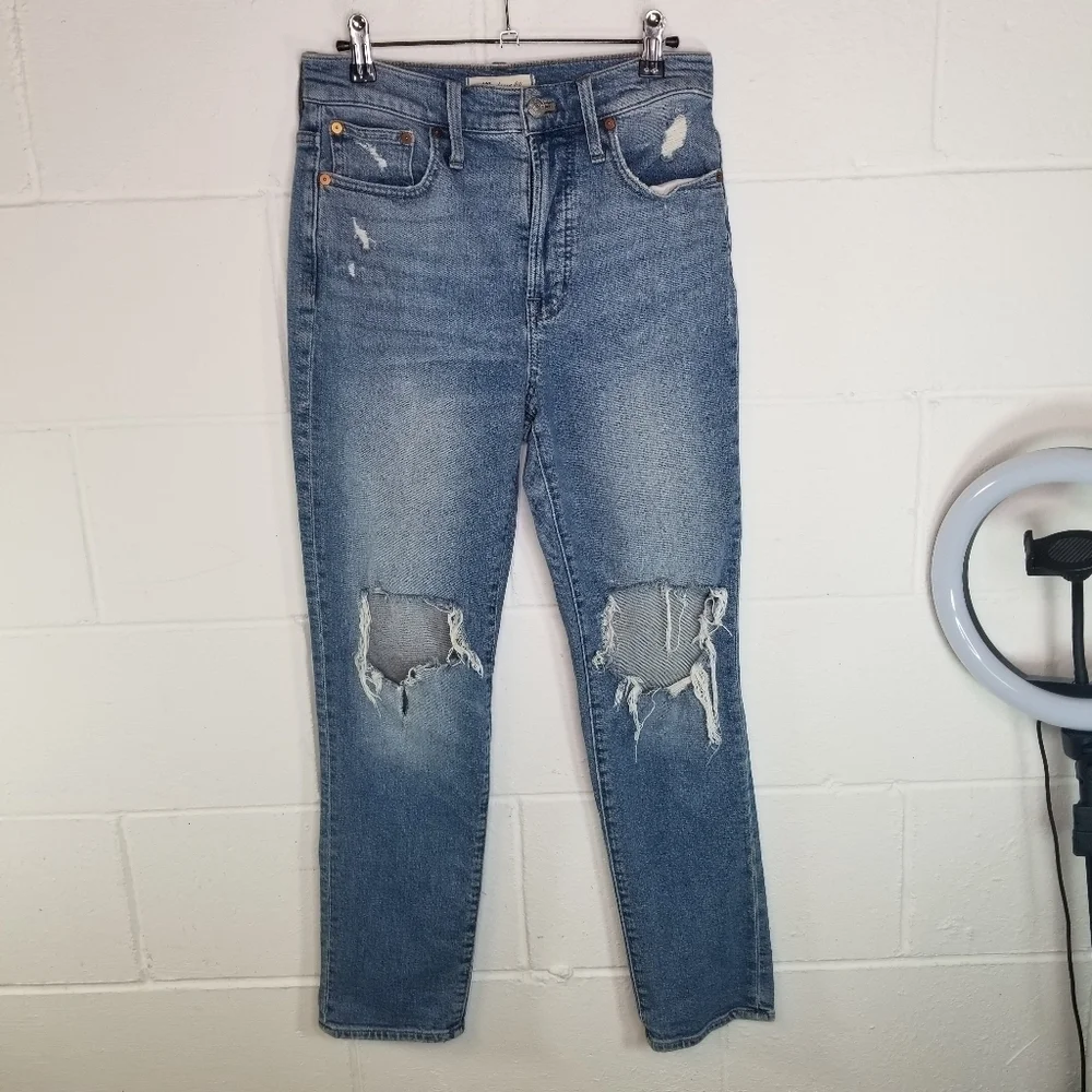Madewell the perfect vintage jean distressed in denman wash